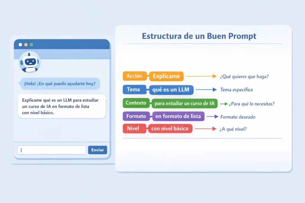 Estructura de un buen prompt